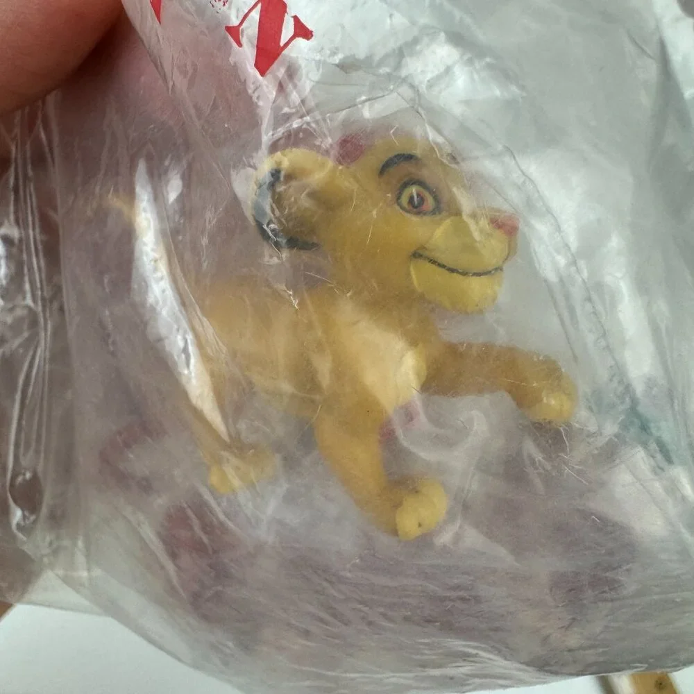 Sealed Vtg 90s Lion‎ King Simba Timon Pumbaa Cake Topper w Palm Trees Applause